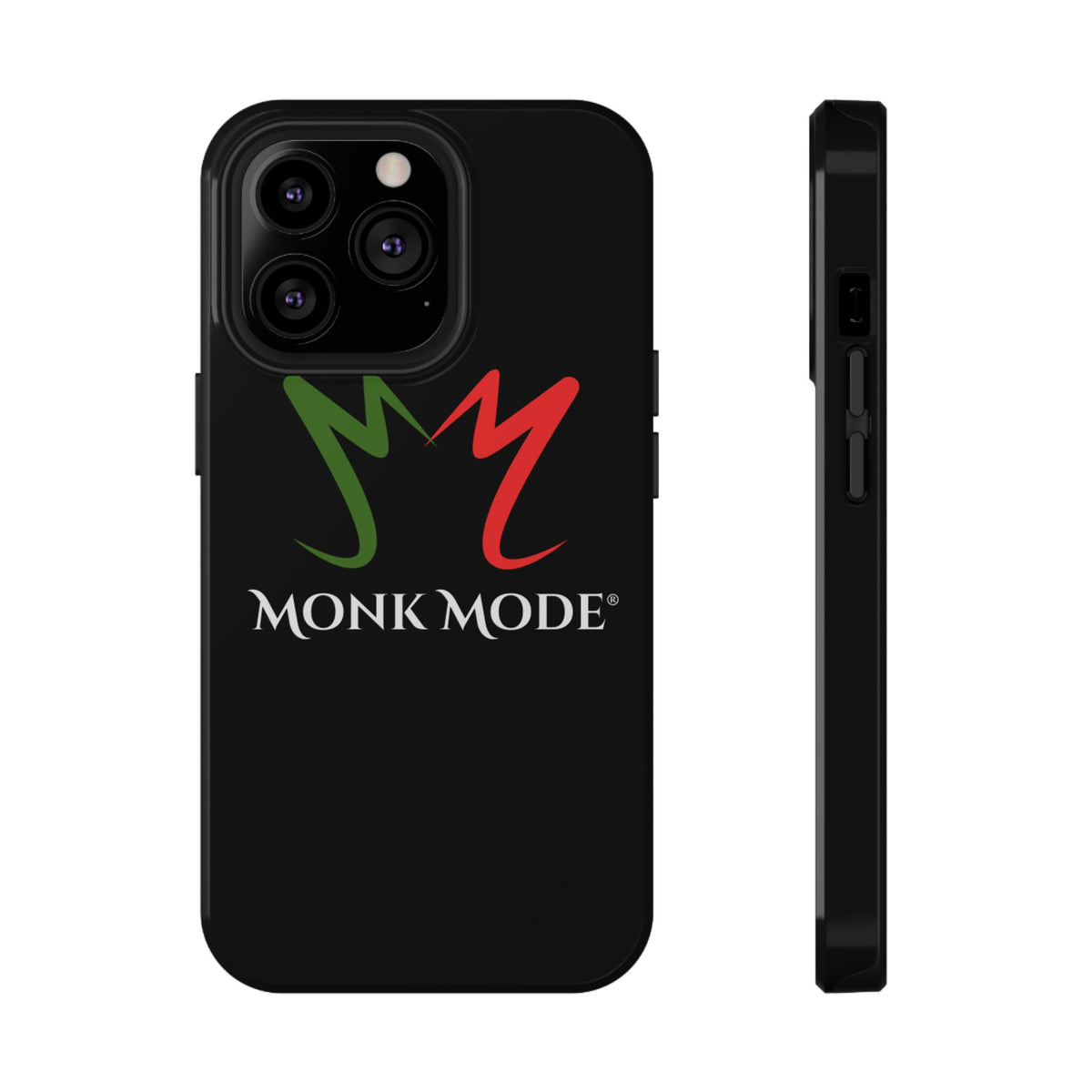 Quality Impact Resistant Phone Case - Black - Monk Mode