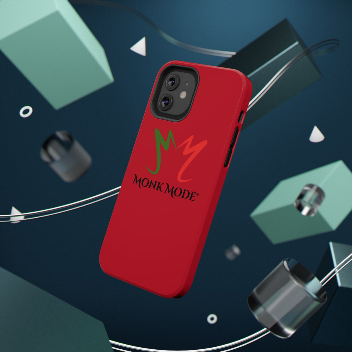 Quality Impact Resistant Phone Case - Red - Monk Mode