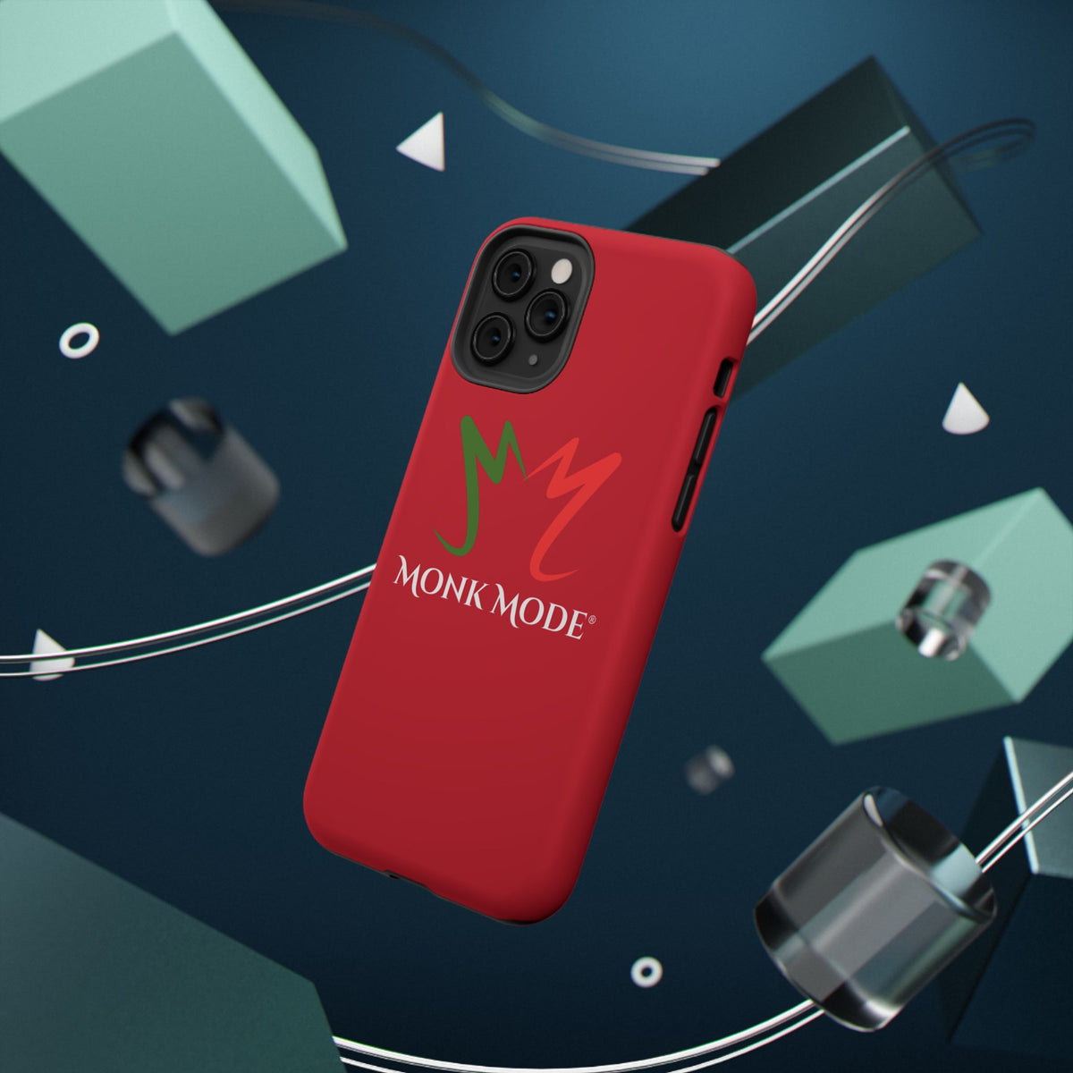 Quality Impact Resistant Phone Case - Red - Monk Mode