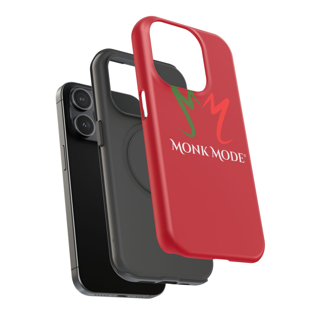 Quality Impact Resistant Phone Case - Red - Monk Mode