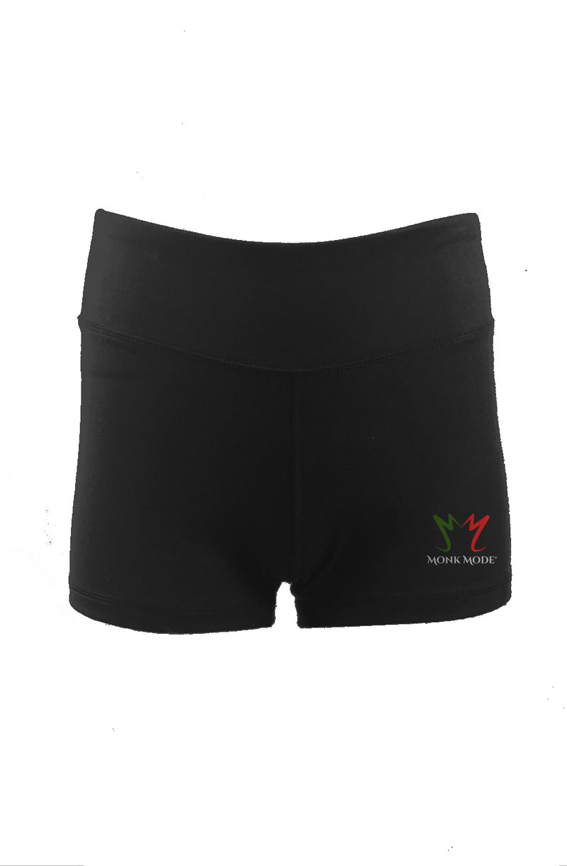 Womens Luxury Yoga Fitness Shorts - Monk Mode 