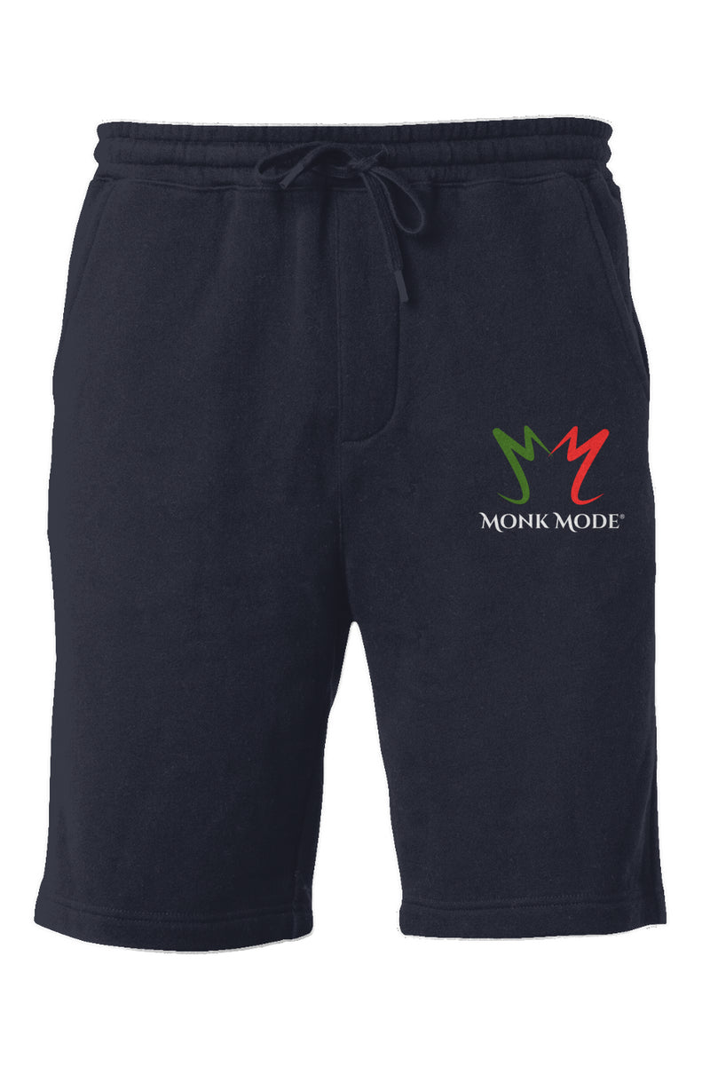 Mens Luxury Midweight Fleece Shorts - Monk Mode 