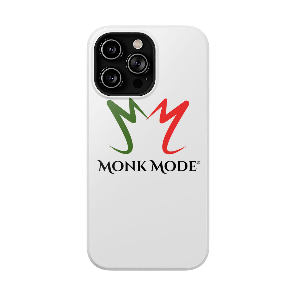 Quality Impact Resistant Phone Case - White - Monk Mode