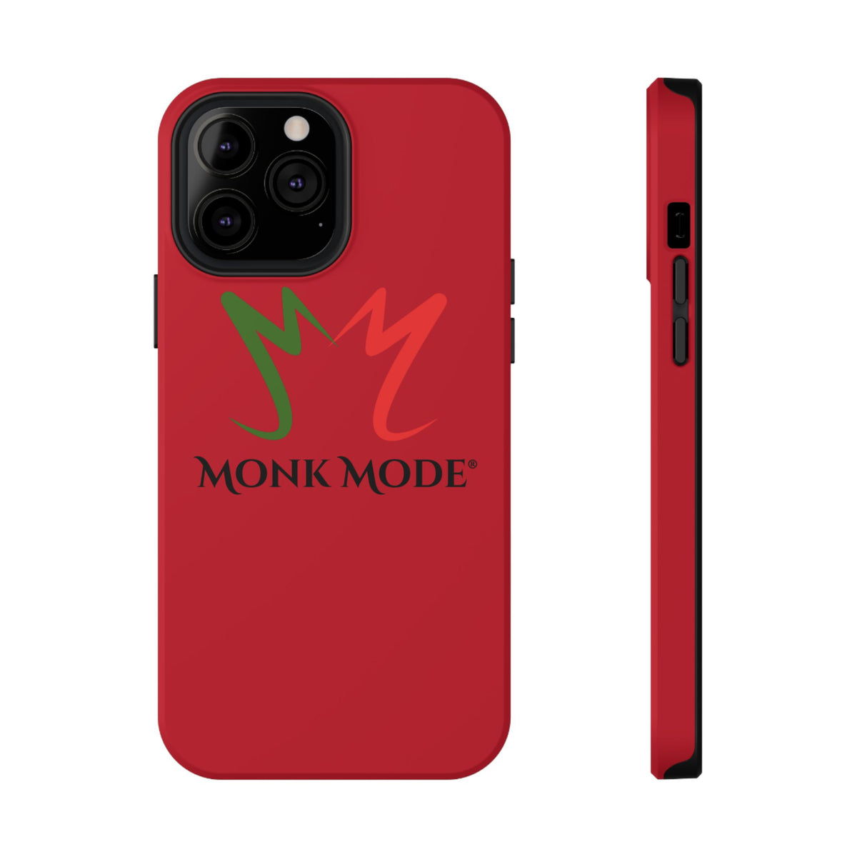 Quality Impact Resistant Phone Case - Red - Monk Mode