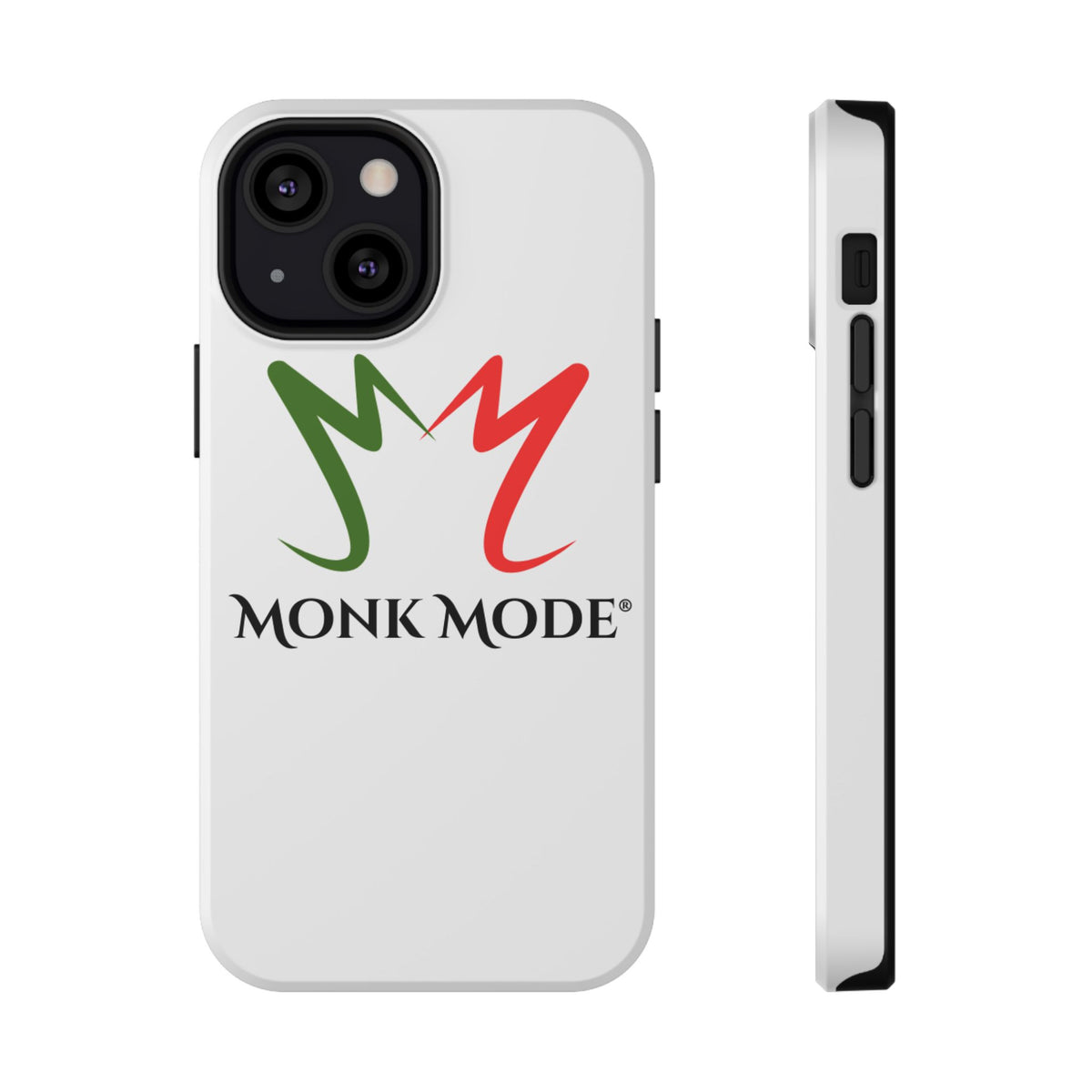 Quality Impact Resistant Phone Case - White - Monk Mode