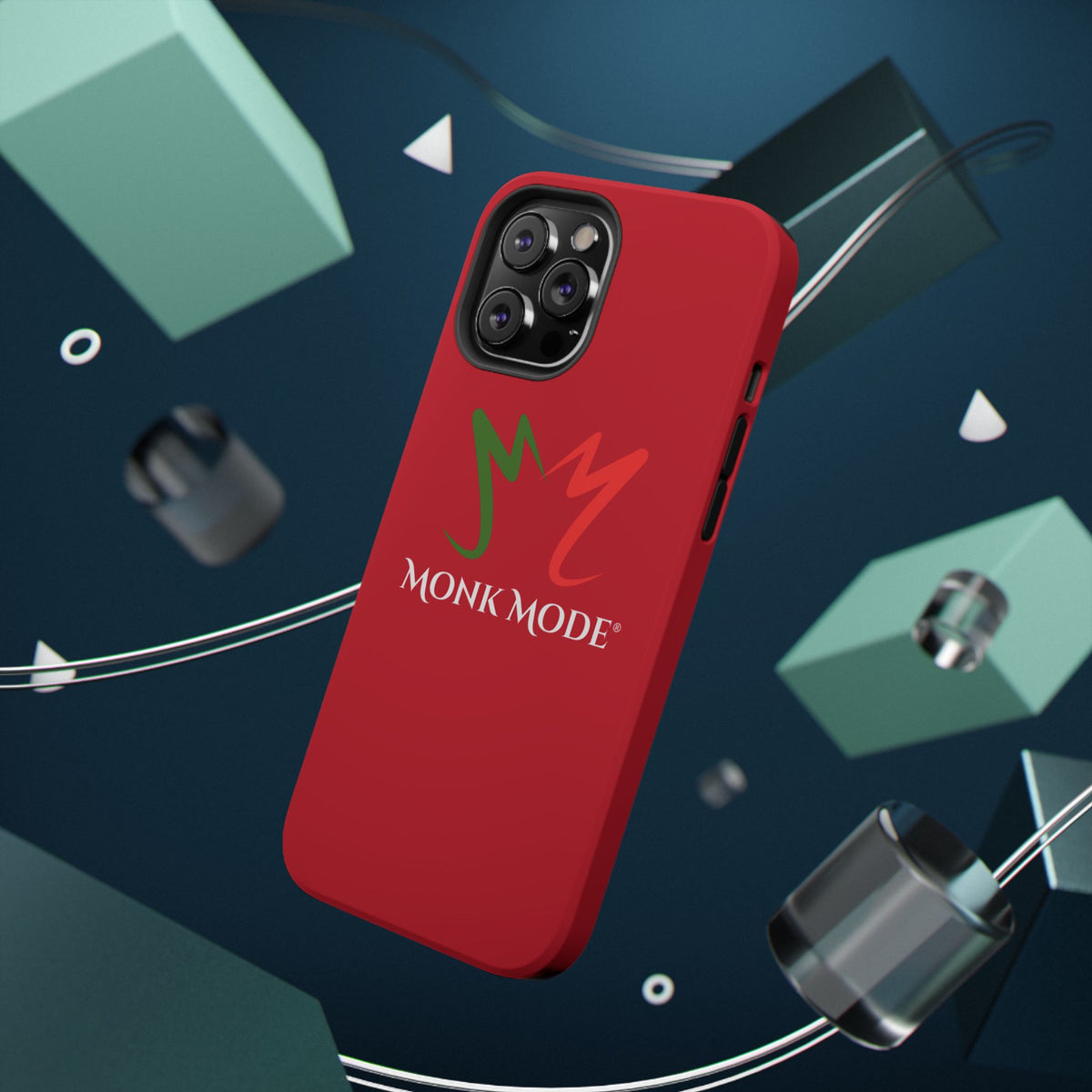 Quality Impact Resistant Phone Case - Red - Monk Mode