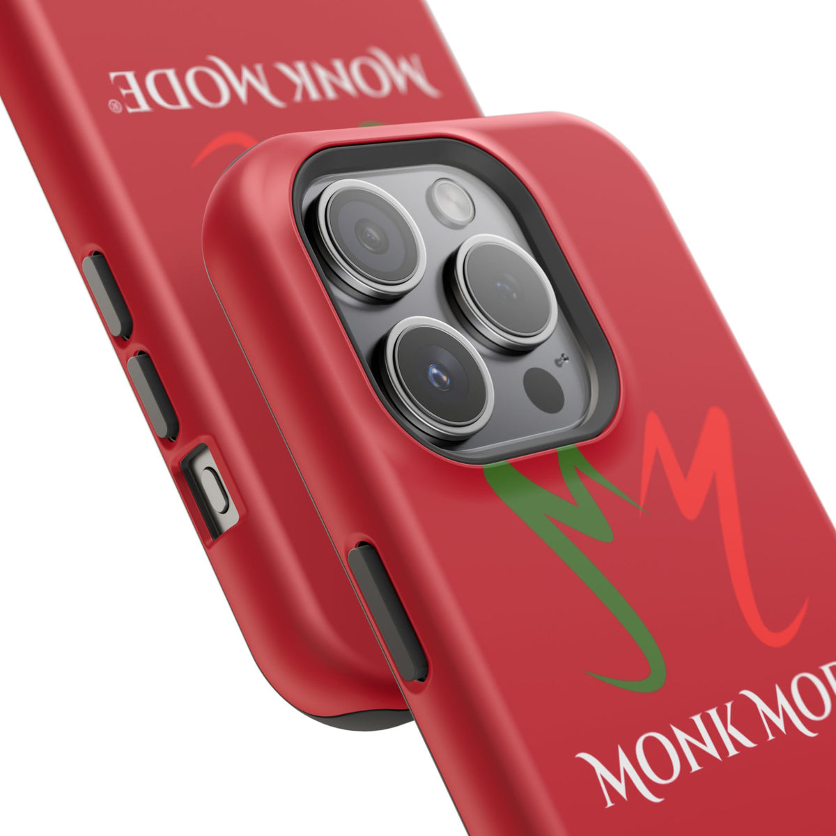 Quality Impact Resistant Phone Case - Red - Monk Mode