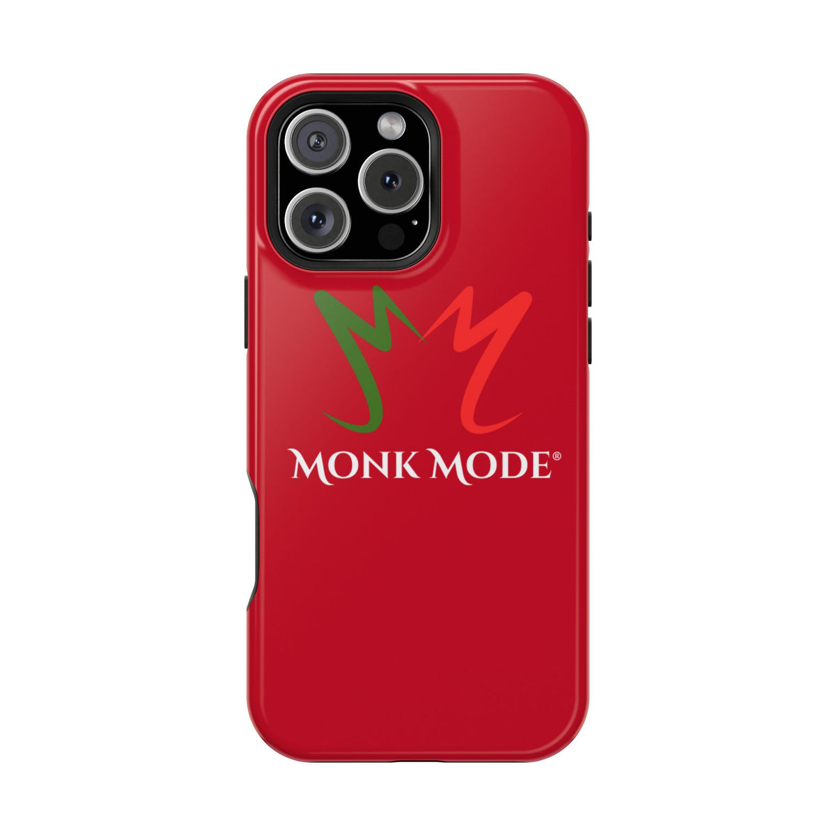 Quality Impact Resistant Phone Case - Red - Monk Mode