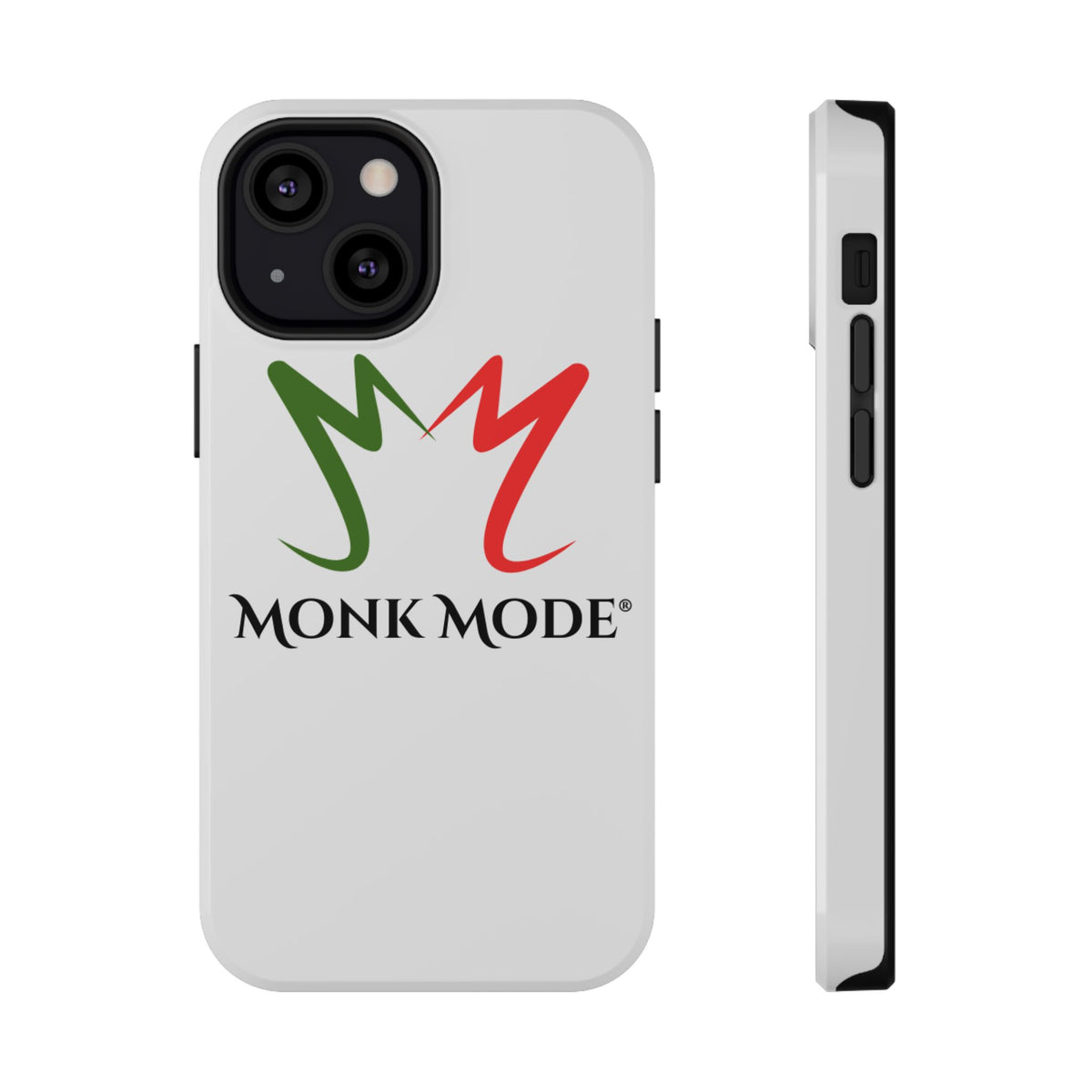 Quality Impact Resistant Phone Case - White - Monk Mode