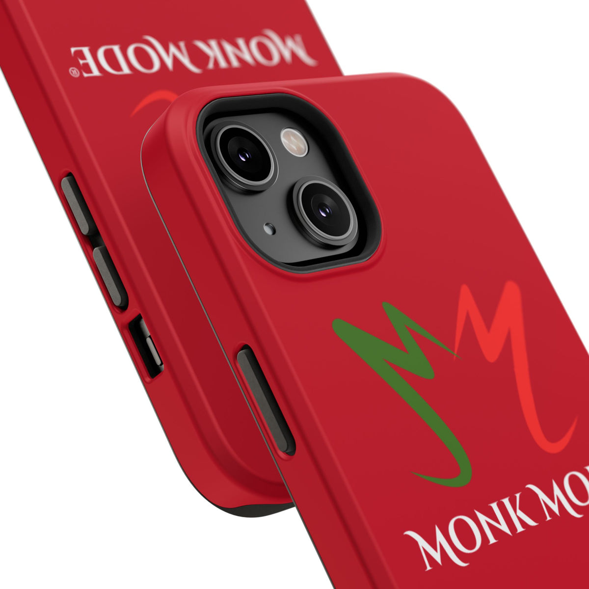 Quality Impact Resistant Phone Case - Red - Monk Mode