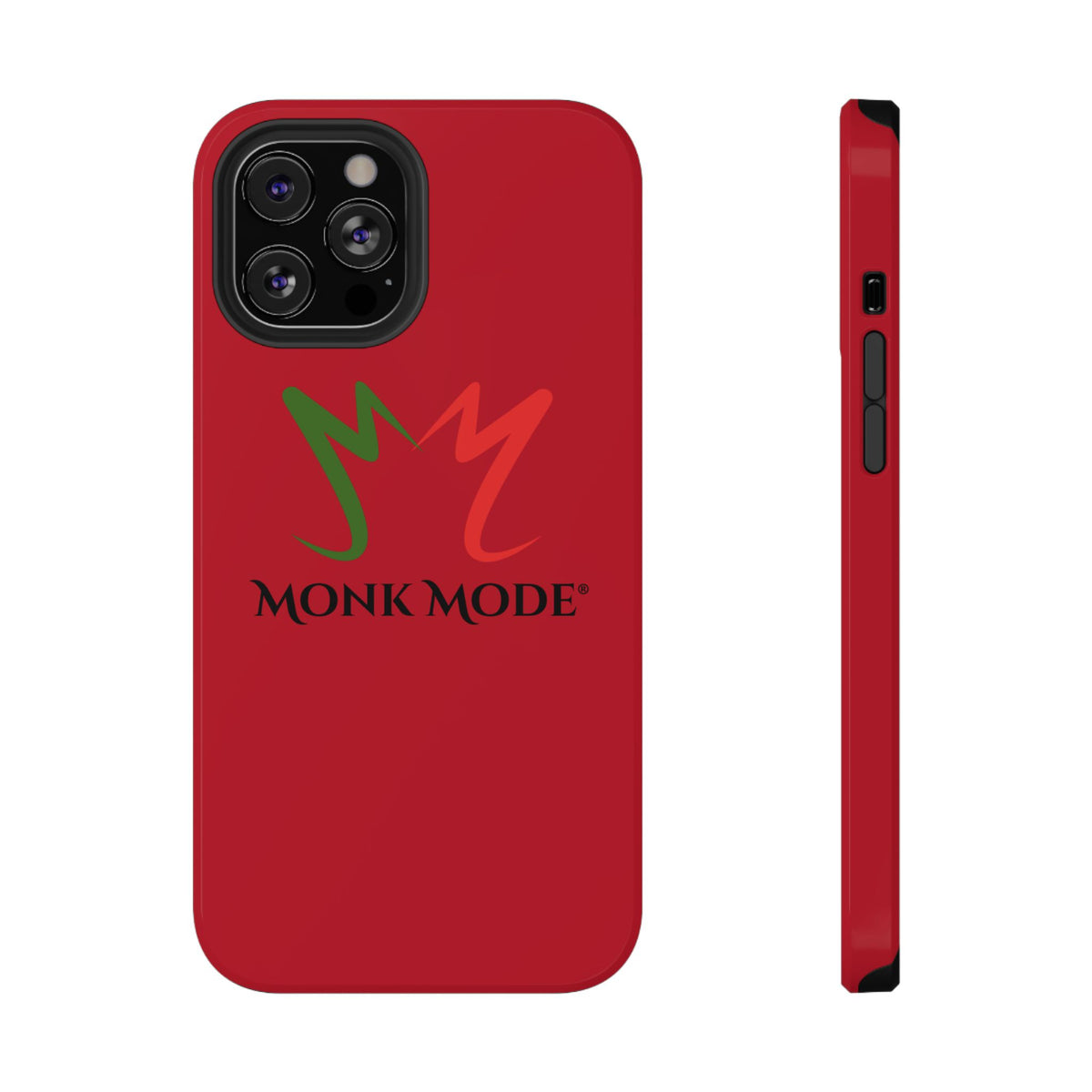 Quality Impact Resistant Phone Case - Red - Monk Mode