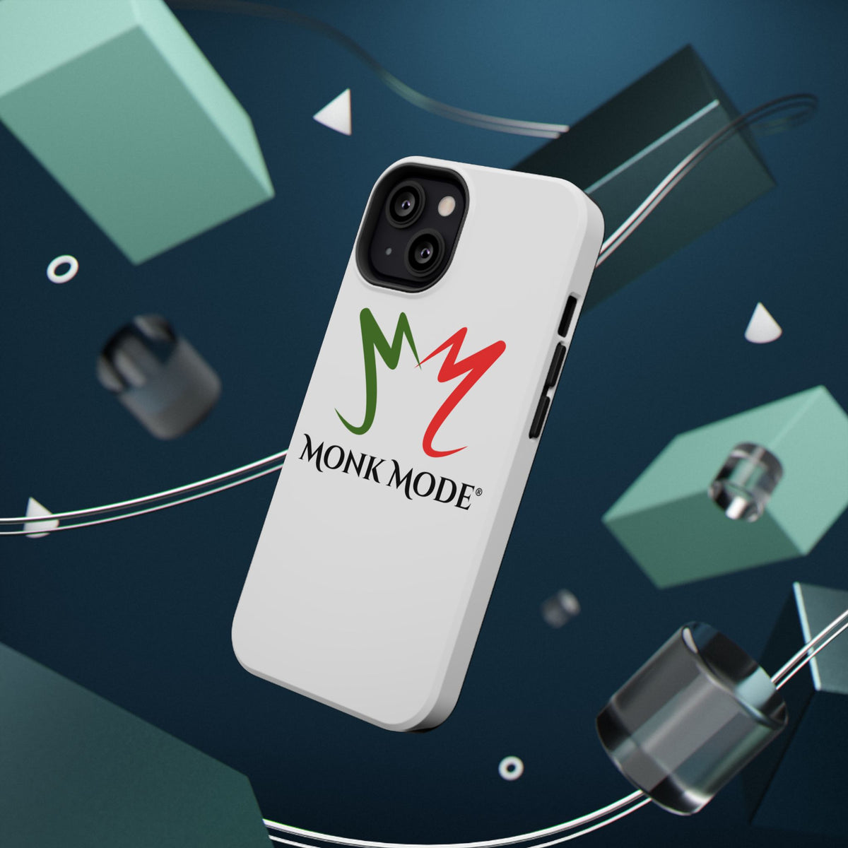 Quality Impact Resistant Phone Case - White - Monk Mode