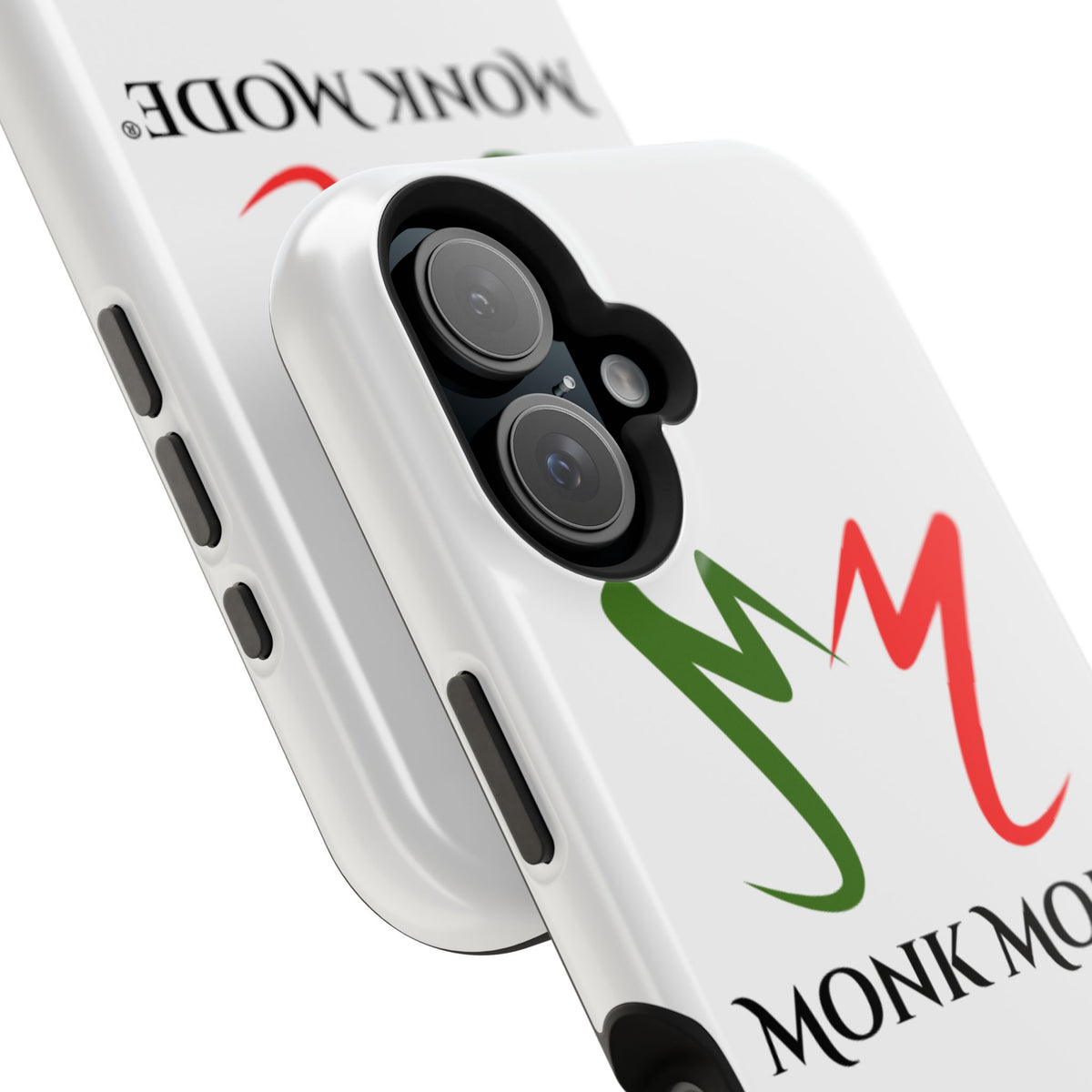 Quality Impact Resistant Phone Case - White - Monk Mode