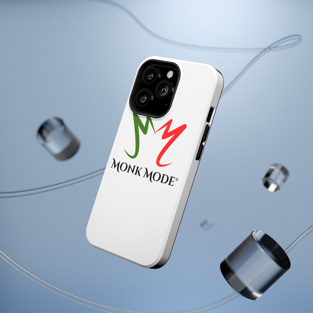 Quality Impact Resistant Phone Case - White - Monk Mode