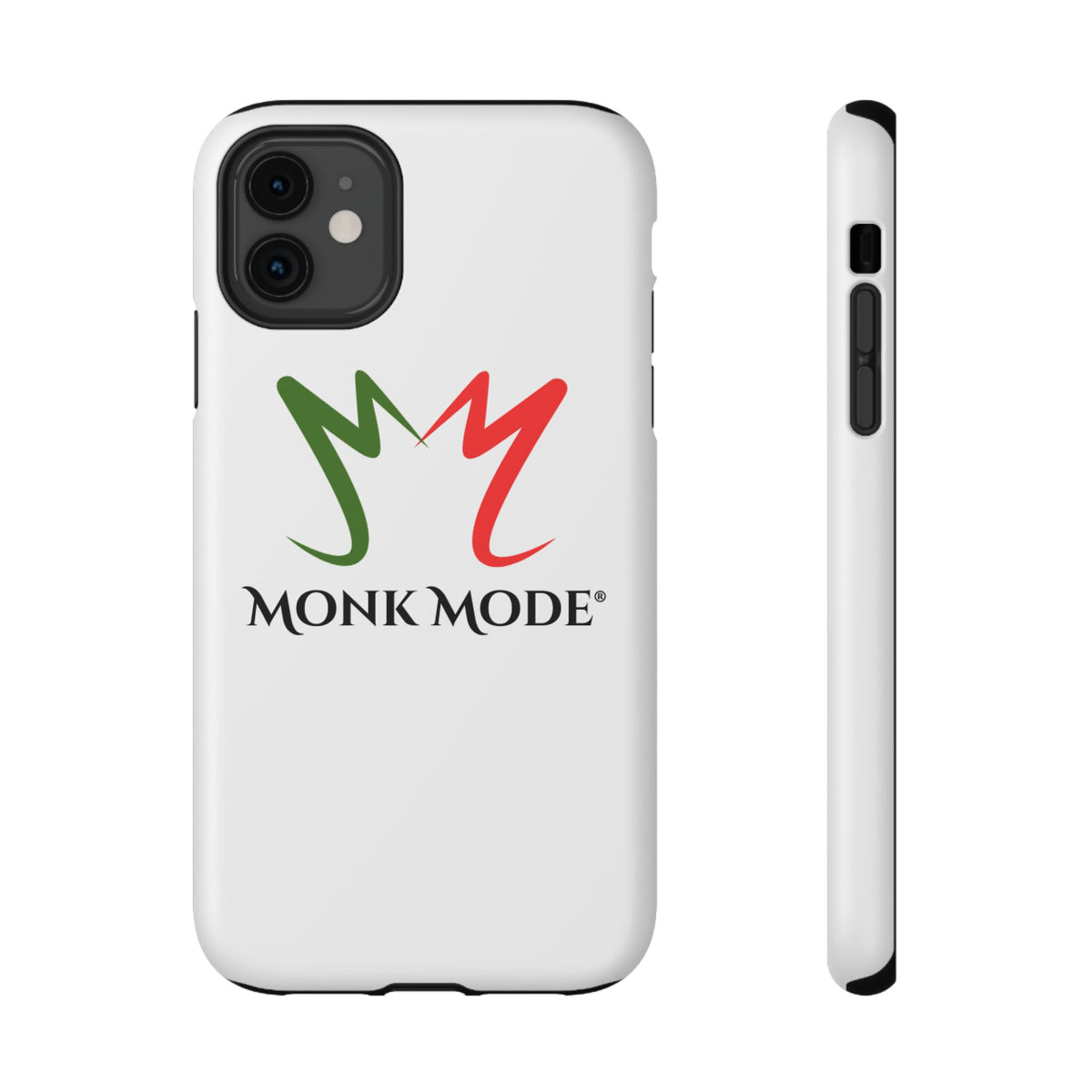 Quality Impact Resistant Phone Case - White - Monk Mode