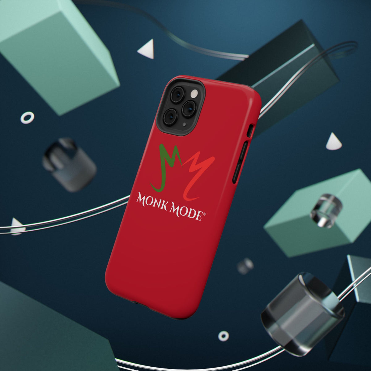 Quality Impact Resistant Phone Case - Red - Monk Mode