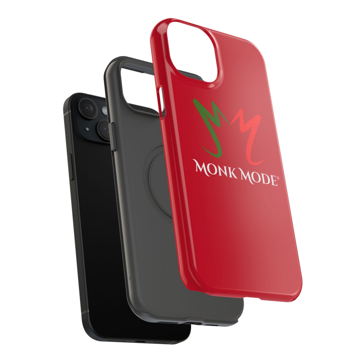 Quality Impact Resistant Phone Case - Red - Monk Mode