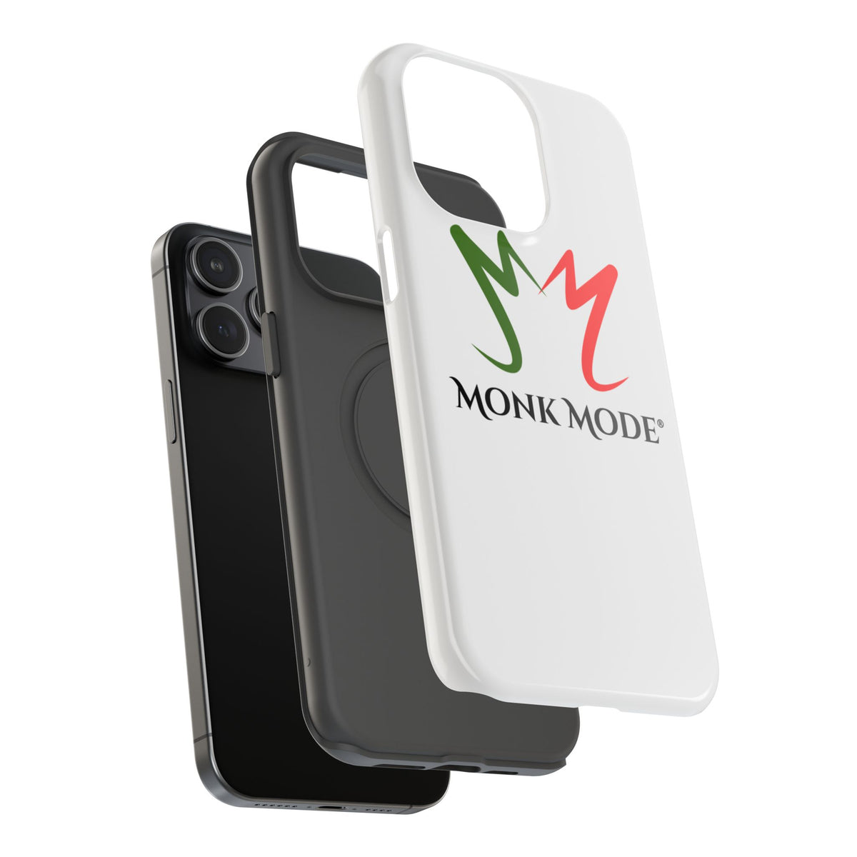 Quality Impact Resistant Phone Case - White - Monk Mode