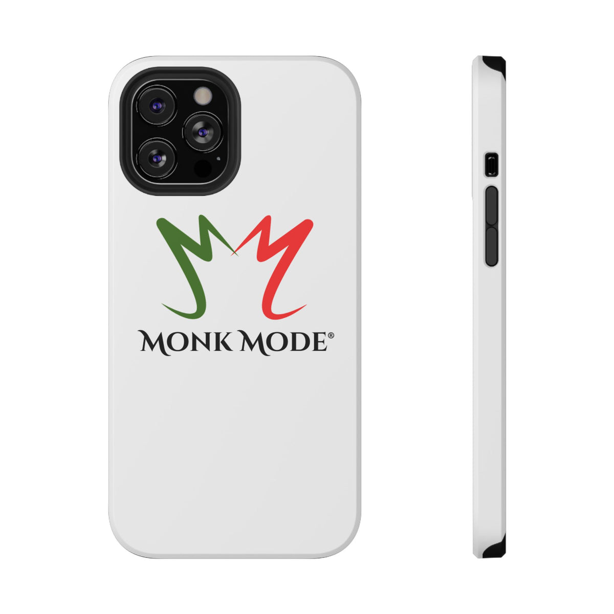 Quality Impact Resistant Phone Case - White - Monk Mode