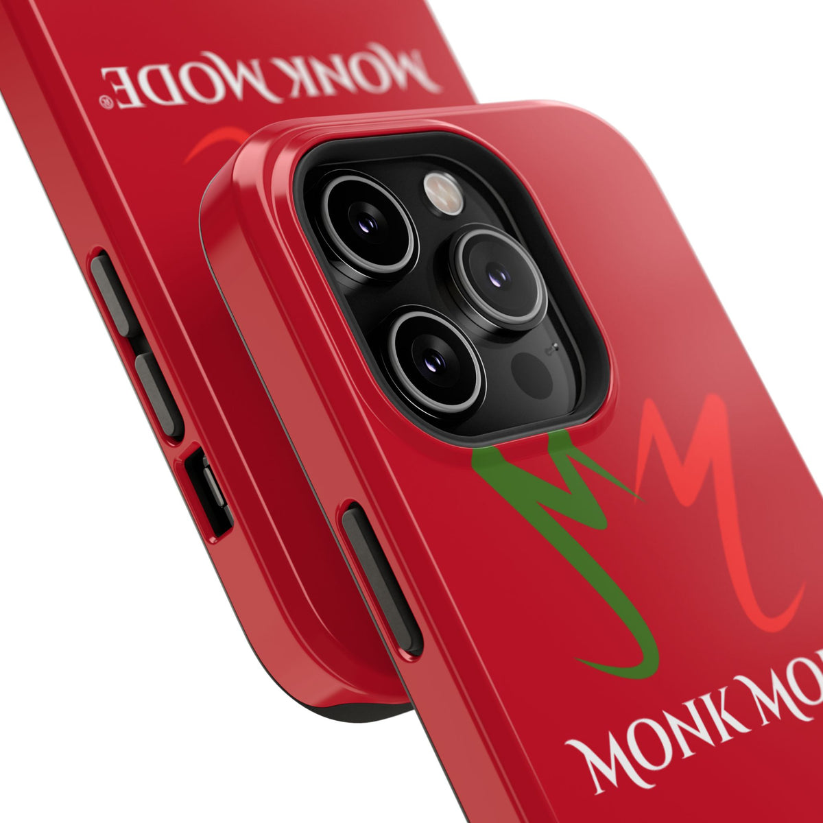 Quality Impact Resistant Phone Case - Red - Monk Mode